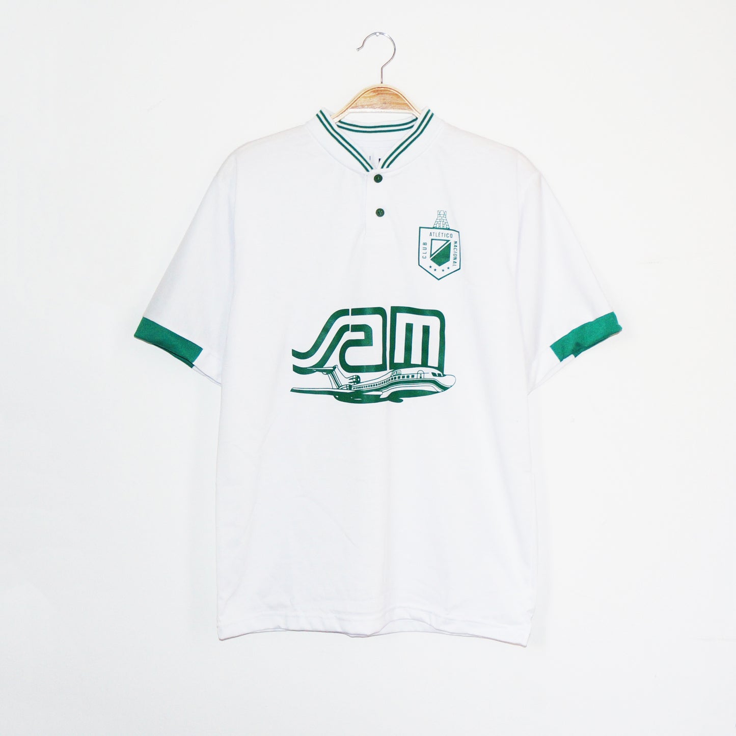 Camiseta Atlético Nacional SAM blanca